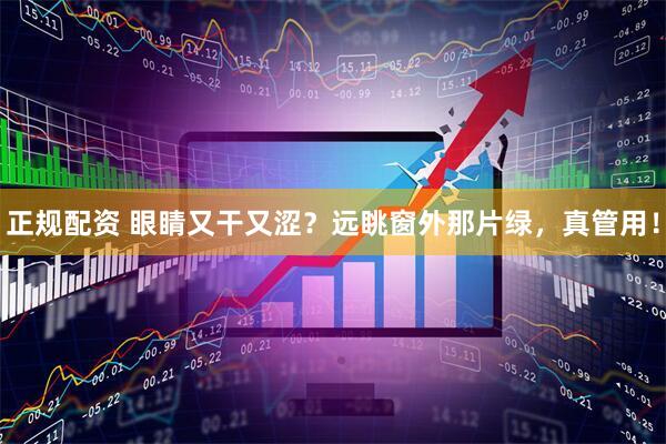 正规配资 眼睛又干又涩？远眺窗外那片绿，真管用！